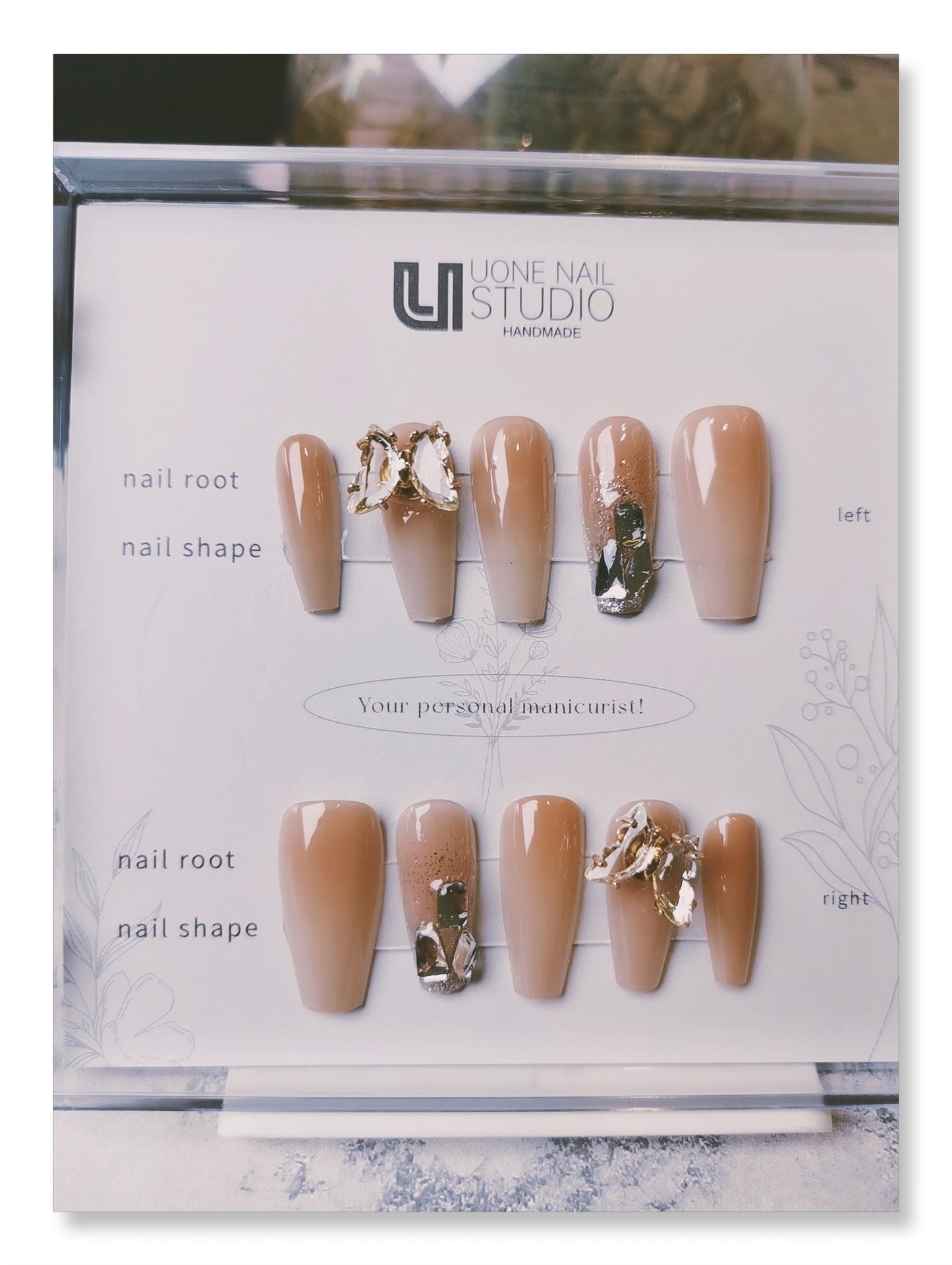 Lucky Butterfly Press-On Nails